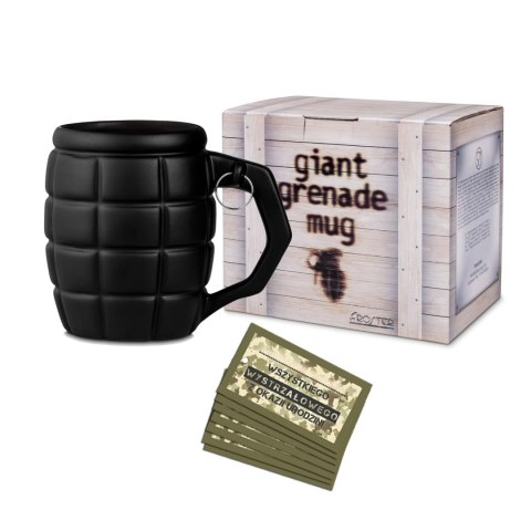 Gigantyczny Kubek Granat Czarny jak kufel do piwa Froster