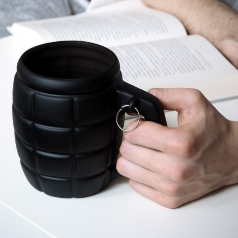 Gigantyczny Kubek Granat Czarny jak kufel do piwa Froster