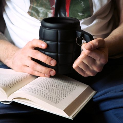 Gigantyczny Kubek Granat Czarny jak kufel do piwa Froster