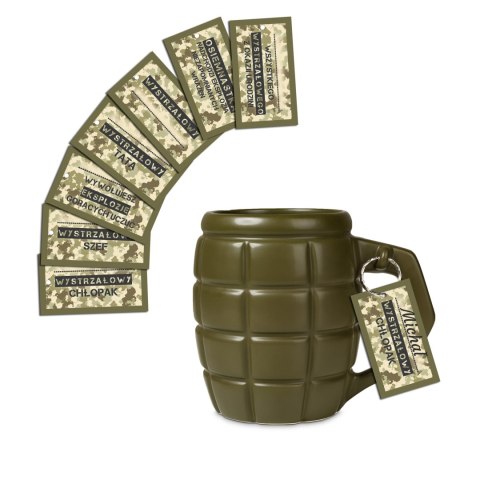 Gigantyczny Kubek Granat Zielony do piwa duży Froster