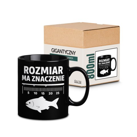 Gigantyczny Kubek dla Wędkarza - Rozmiar ma znaczenie - Prezent dla Faceta Froster