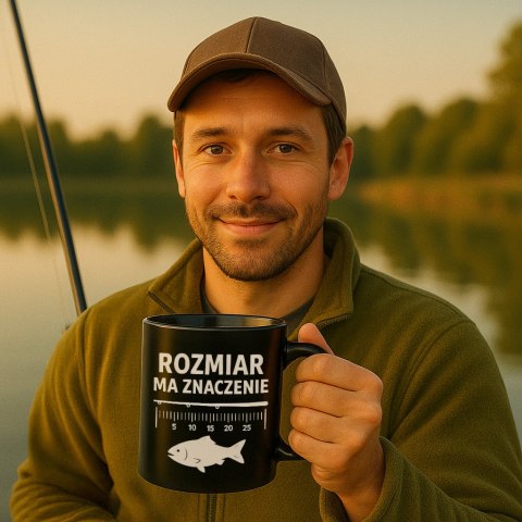 Gigantyczny Kubek dla Wędkarza - Rozmiar ma znaczenie - Prezent dla Faceta Froster
