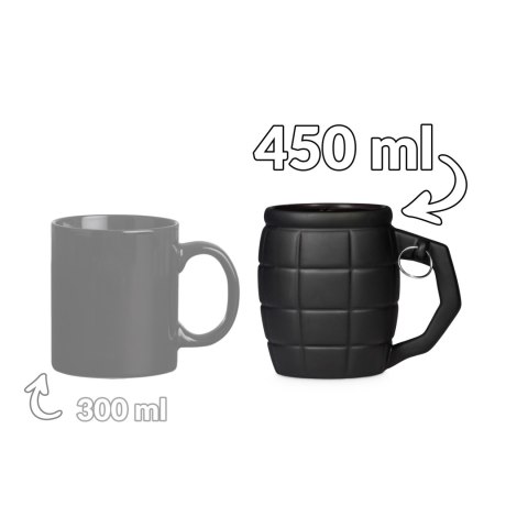 Kubek Granat Czarny 450ml prezent Dzień Chłopaka Froster