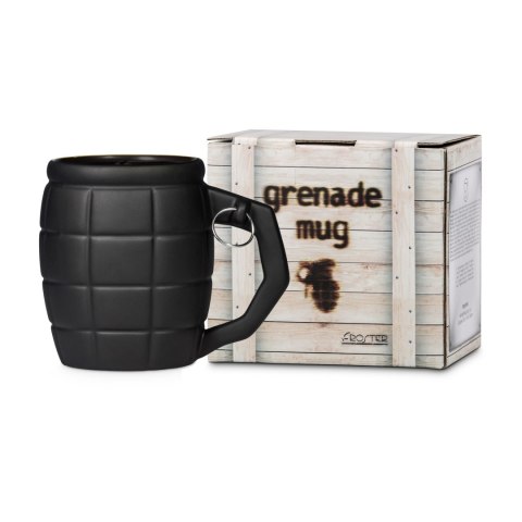 Kubek Granat Czarny 450ml prezent Dzień Chłopaka Froster