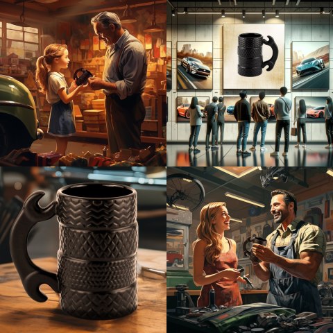 Kubek Opony - prezent dla złotej rączki - mechanika - kierowcy Froster