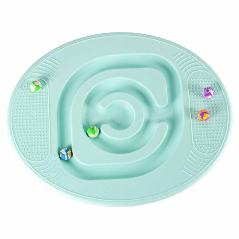 Równoważnia do balansowania deska z labiryntem dla dzieci miętowa