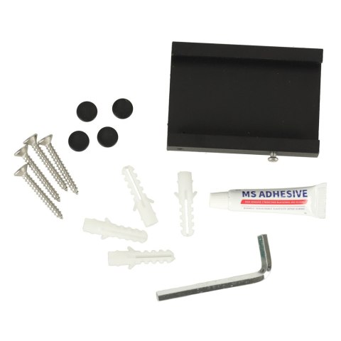 Suszarka na pranie wieszak ścienny naścienny składany teleskopowy czarny 12 haczyków 90cm