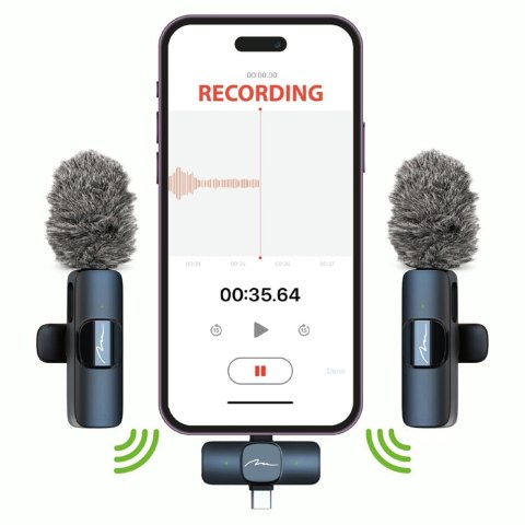 MEDIA-TECH ZESTAW MIKROFONÓW KRAWATOWYCH MICRO-MIC DUO MT416