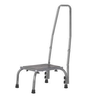 Stopień schodek do wanny, z poręczą