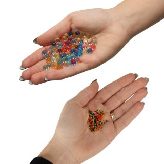 Kulki żelowe wodne hydrożelowe do kwiatów multicolor 250g 50 000szt. 7-8mm