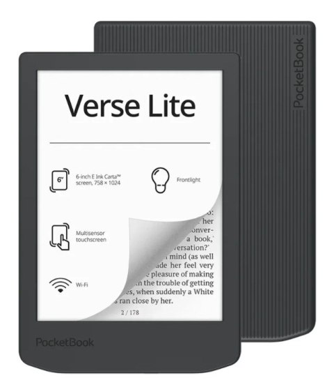 Ebook PocketBook Verse Lite 619 6" E-Ink Carta 8GB Wi-Fi Gray