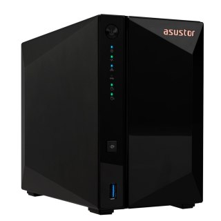 NAS Asustor AS3302T v2; Tower; 2x (3.5" SATA HDD/ 2.5" SSD); Realtek RTD1619B, 2GB DDR4, 1x 2.5GbE, 3x USB 3.2