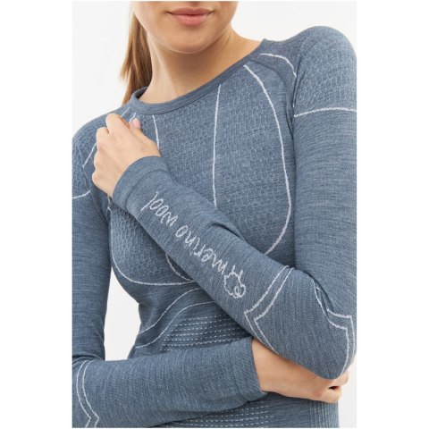 Bielizna termoaktywna damska VIKING Lana Pro Longsleeve Merino rozmiar S, szara
