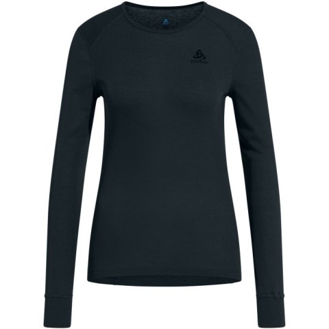 Bielizna termoaktywna z długim rękawem Odlo BL TOP crew neck l/s ACTIVE WARM roz. M Niebiesko-szara