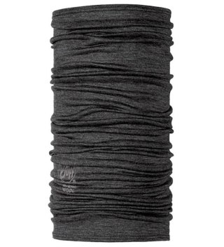 Chusta wielofunkcyjna Buff Merino Lightweight, solid grey