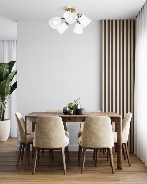 Lampa wisząca Activejet AJE-EMILY 5P GOLD E27 5x40W