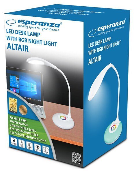 Lampka biurkowa LED Esperanza ALTAIR ELD102 (1m; Biały neutralny)