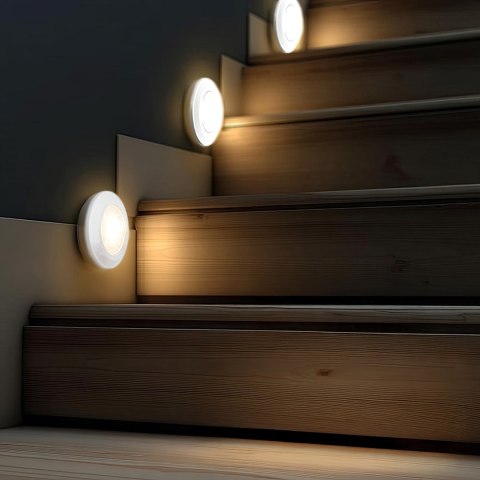 MACLEAN 6X LAMPKA LED NA BATERIE BEZPRZEWODOWA Z PILOTEM MCE165