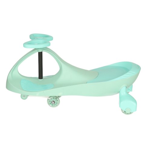 Jeździk grawitacyjny LED Swing Fix S3 świecące koła miętowy