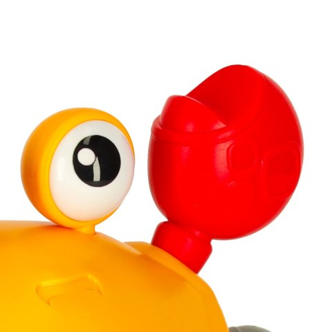 Krab uciekający pełzający czujnik interaktywna akumulator USB czerwony