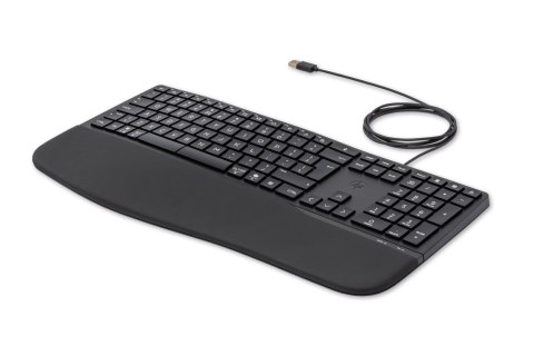 Klawiatura HP 480 Comfort Wired Keyboard przewodowa czarna 8T6M1AA