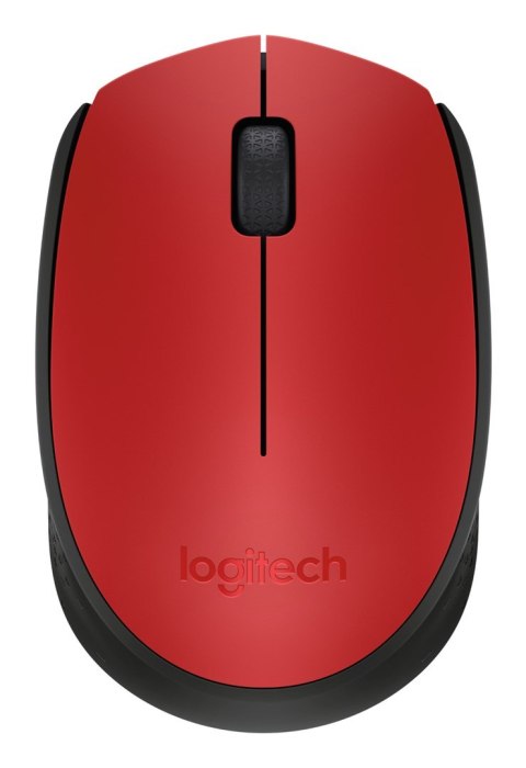 Mysz Logitech M171 910-004641 (optyczna; 1000 DPI; kolor czerwony)