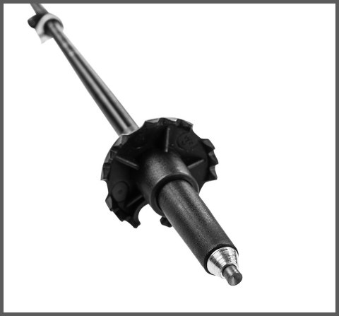 Kije trekkingowe LEKI Makalu Lite 100-135 cm, black/orange