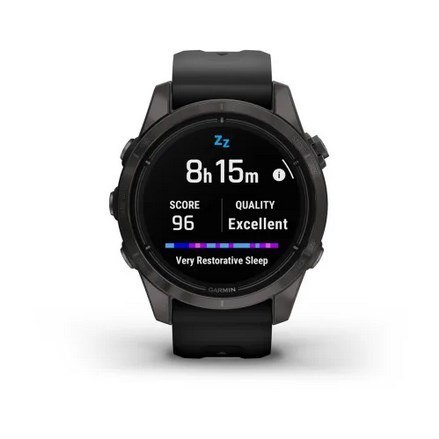 Zegarek sportowy Garmin EPIX PRO (Gen 2) AMOLED 42mm Sapphire Titanium/Szary