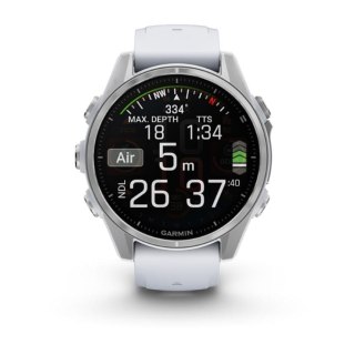 Zegarek sportowy Garmin Fenix 8 AMOLED 43mm Srebrny