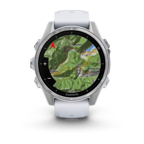 Zegarek sportowy Garmin Fenix 8 AMOLED 43mm Srebrny
