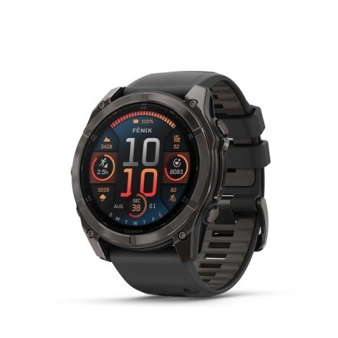 Zegarek sportowy Garmin Fenix 8 AMOLED 51mm Czarny