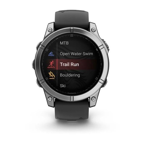 Zegarek sportowy Garmin Fenix E AMOLED 47mm Stainless Steel