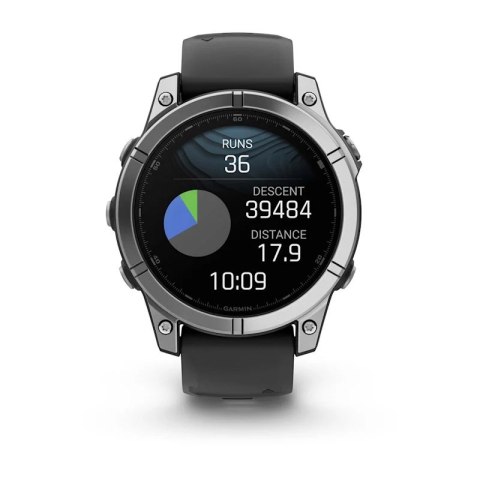 Zegarek sportowy Garmin Fenix E AMOLED 47mm Stainless Steel