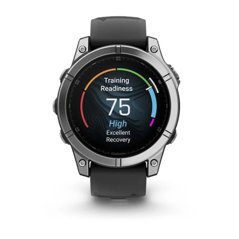 Zegarek sportowy Garmin Fenix E AMOLED 47mm Stainless Steel