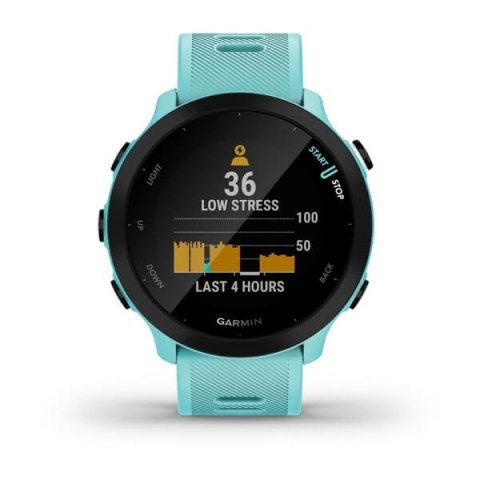 Zegarek sportowy Garmin Forerunner 55 42mm, turkusowy