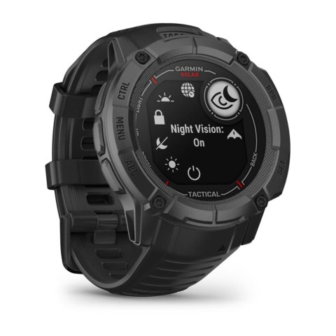 Zegarek sportowy Garmin Instinct 2X Solar Tactical Edition 50mm Czarny
