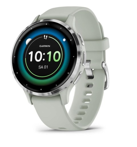 Zegarek sportowy Garmin Venu 3S AMOLED 41mm Srebrny