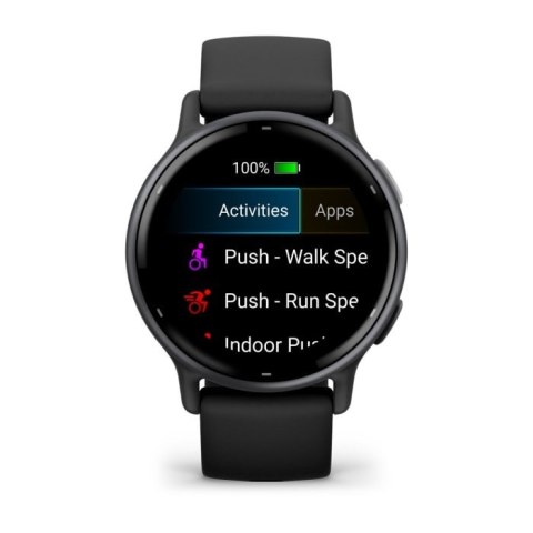 Zegarek sportowy Garmin Vivoactive 5 AMOLED 42mm Czarny