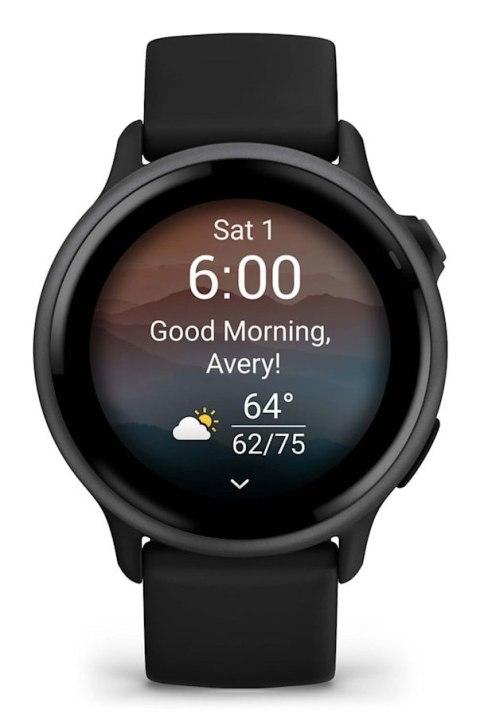 Zegarek sportowy Garmin Vivoactive 6 AMOLED 42mm Black Slate\Czarny