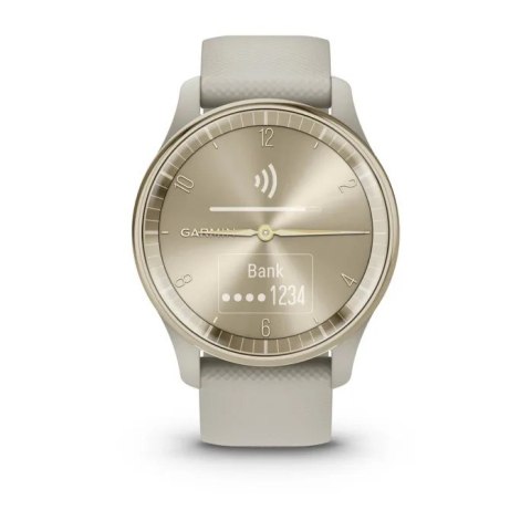 Zegarek sportowy Garmin Vivomove Trend 40mm Cream Gold