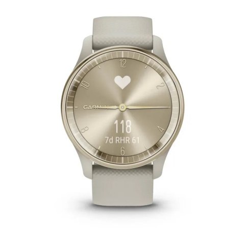 Zegarek sportowy Garmin Vivomove Trend 40mm Cream Gold