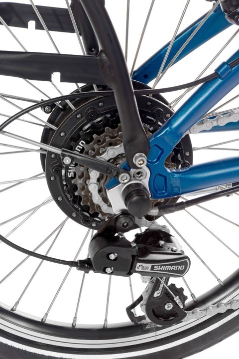 Rower elektryczny składany Snapp City-E Niebieski