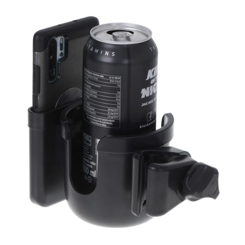 Uchwyt na butelkę kubek telefon do wózka na rower 2w1