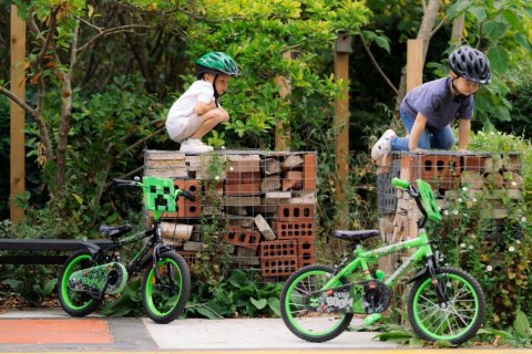 Huffy Rower Minecraft 16" Zielony 21404W