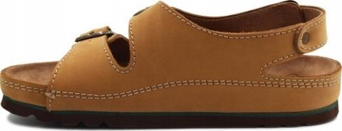 Wygodne sandały Scholl AIR BAG BACK STRAP BRĄZ 44