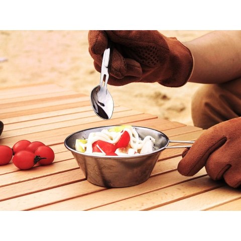 Sztućce turystyczne tytanowe niezbędnik - łyżka + widelec - NexTool NE20133