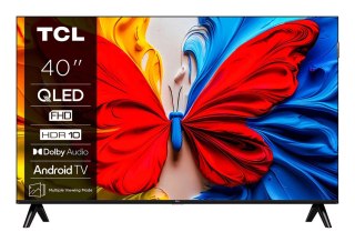 Telewizor TCL 40V5C QLED 40" Full HD Android TV Dolby Digital Plus DVB-T2 Czarny