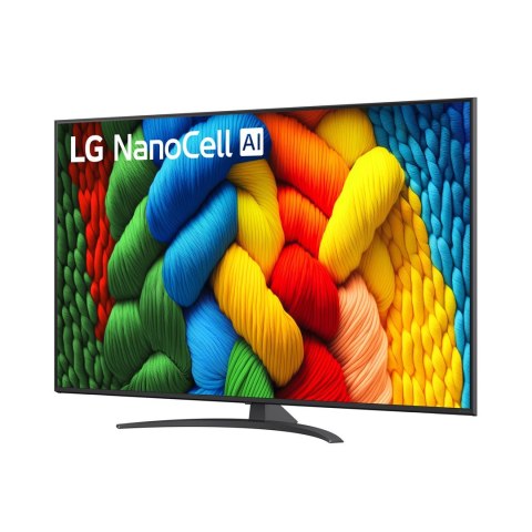 Telewizor LG NanoCell 65NANO81A6A 65'' 4K Ultra HD WebOS Dolby Digital DVB-T2 Czarny