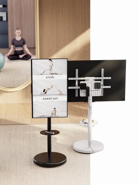 GEMBIRD STOJAK NA TELEWIZOR 37" - 86", BIAŁY