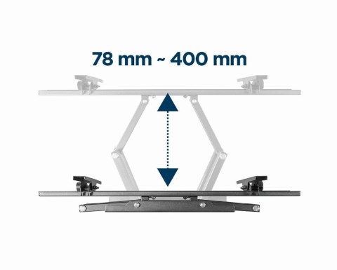 GEMBIRD UCHWYT ŚCIENNY LCD 37"-70" VESA MAX 600 X 400MM, DO 35KG